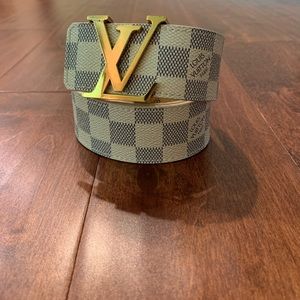 Louis Vuitton initials belt